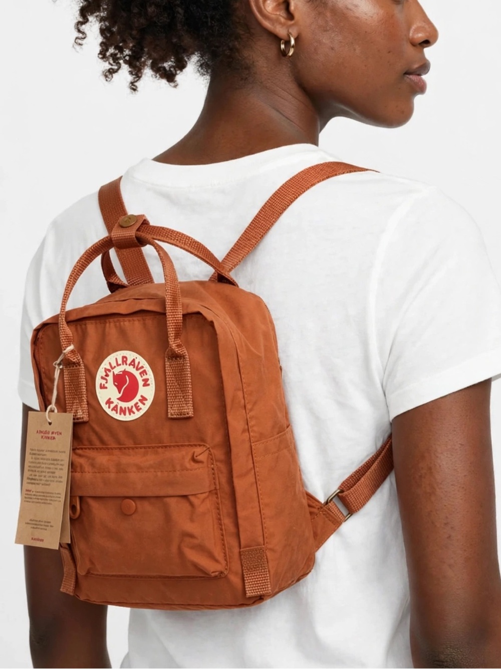 Fjällräven Kånken Mini-Backpack [Rust/Tan] — New